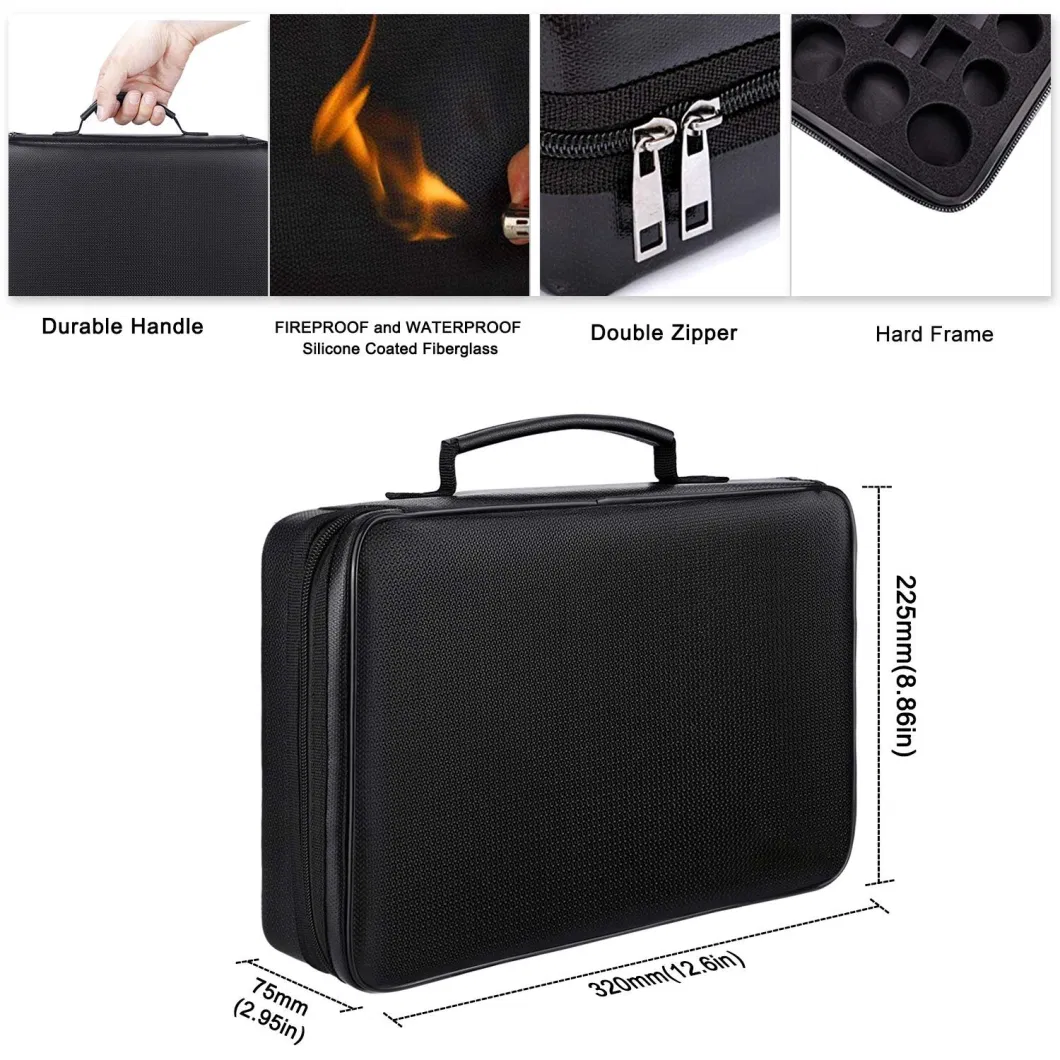 Fireproof and Moisture-Proof Lipo Battery Safety Bag E Bike Uav Lithium Battery Explosion-Proof Packaging Bag