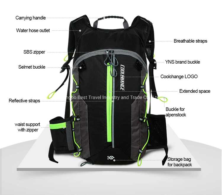 Light Weight 10L Outdoor Sports Skiing Hiking Hydration Bike Folding Bicycle Bag